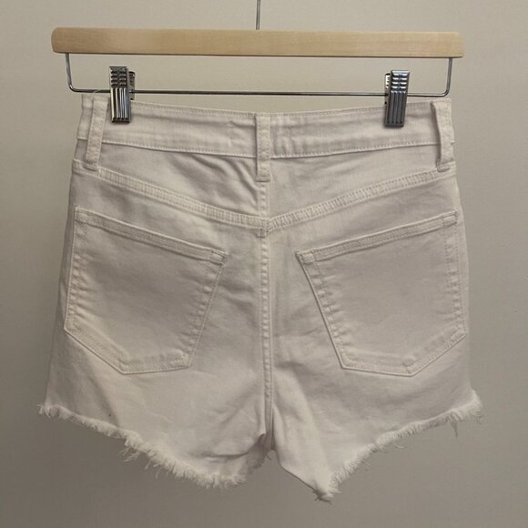 White Denim Shorts - Like New - Picture 2 of 2